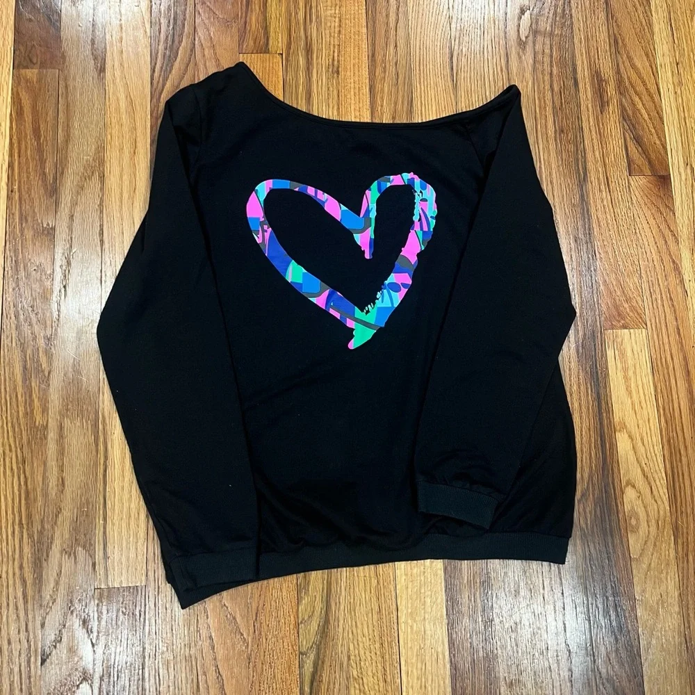 Craaazy‎ Sweatshirt for Women One Shoulder Slanted Shoulder Tops Oversized, M